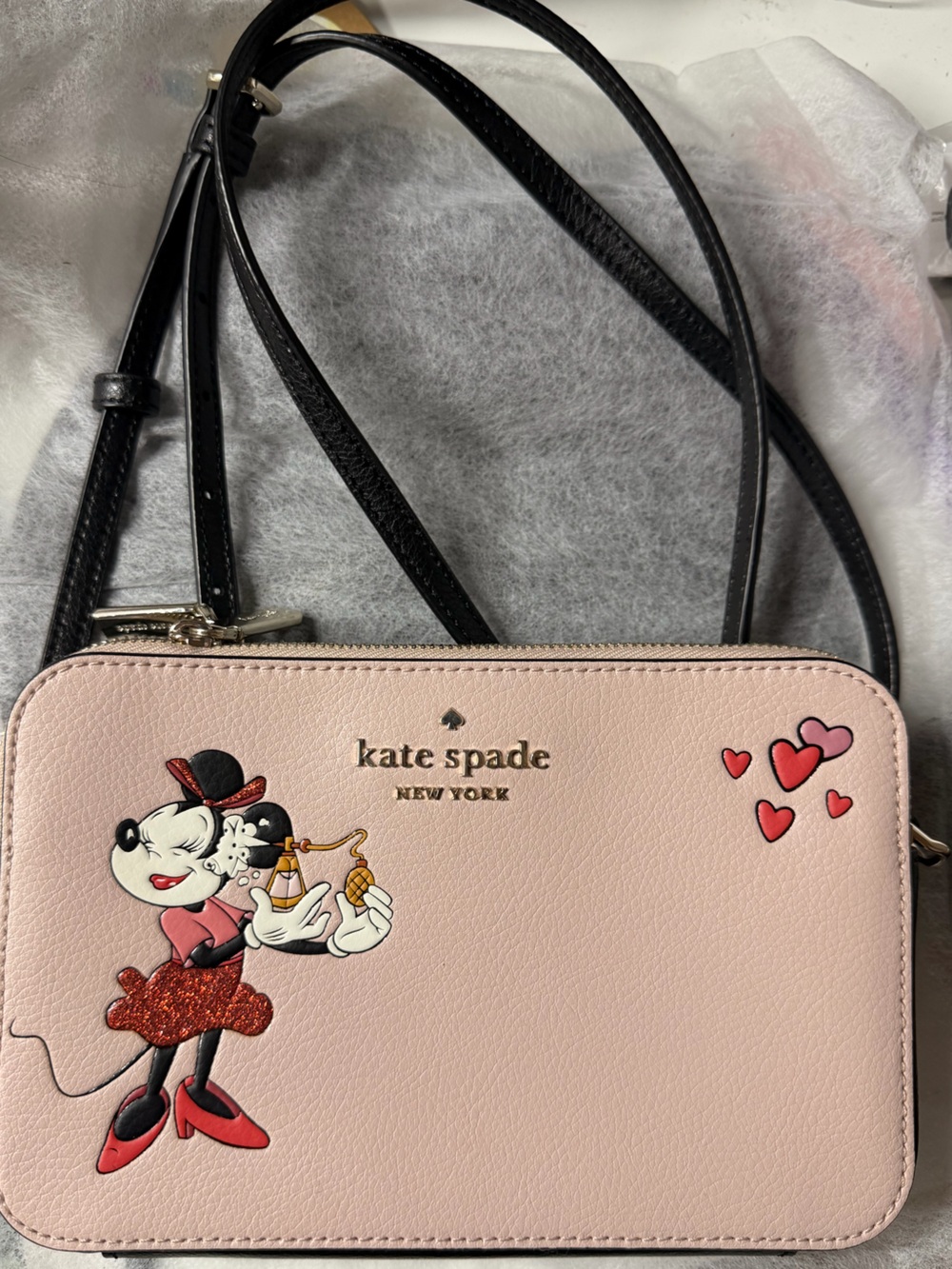 Disney x kate spade Special Edition Pink Minnie Mouse Crossbody